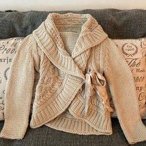 MM Couture Tan Cardigan